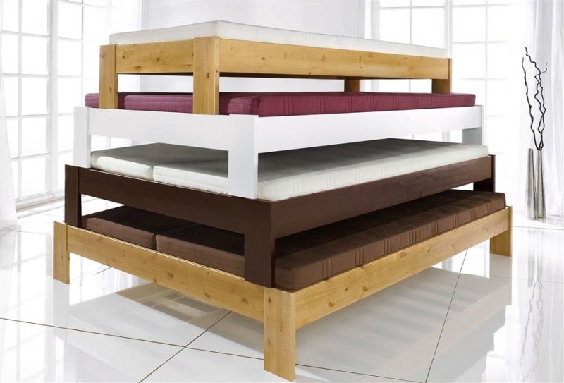 Kovov postel s nebesy Ivana 120x200, bl - Modern nbytek